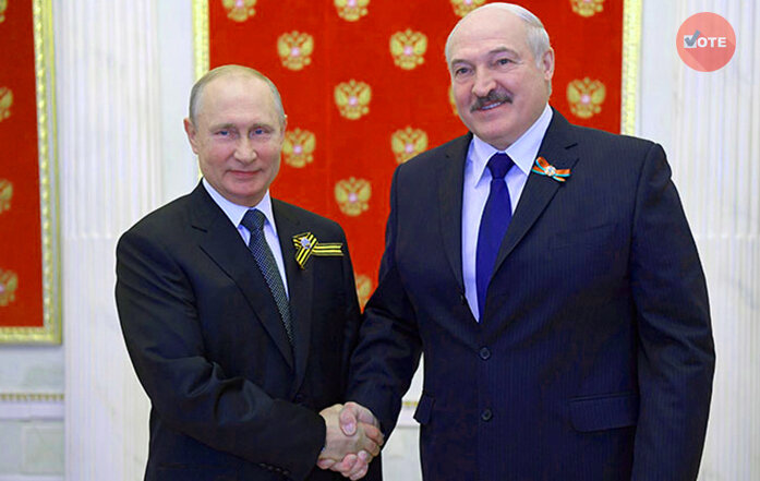 Путин и Лукашенко