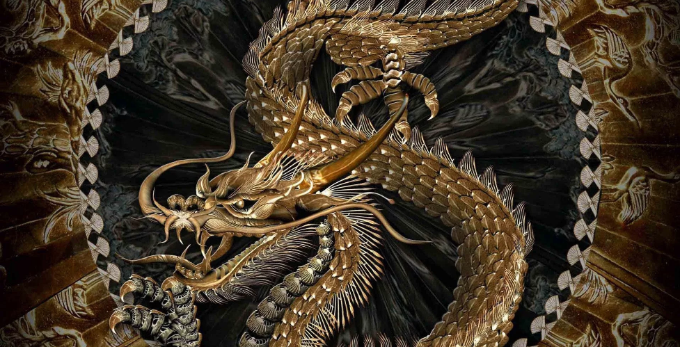 Четыре мифических животных Китая. Лазурный дракон