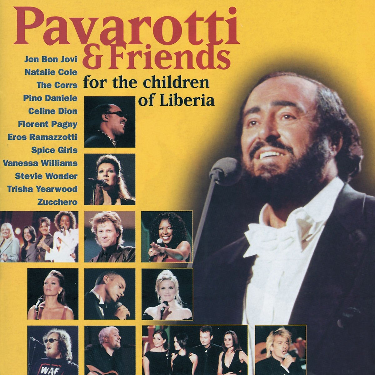 Обложка диска "Pavarotti & Friends for the children of Liberia"