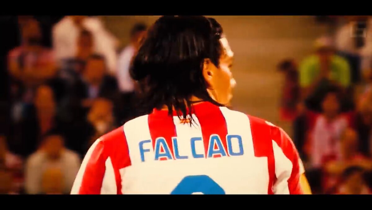 Фалькао в годы игры за Атлетико Мадрид.