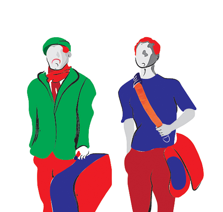 Старый хипстер против нового хипстера.