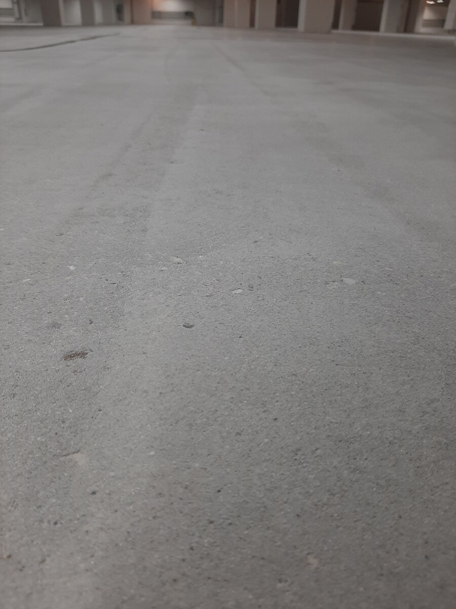 Бетон подготовлен для нанесения грунтовки