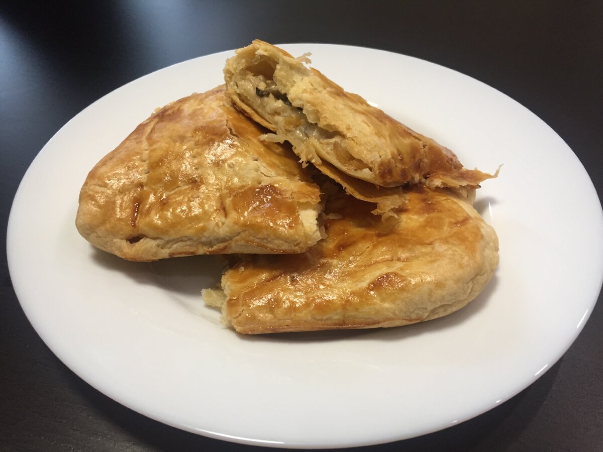 Пирог с грибами