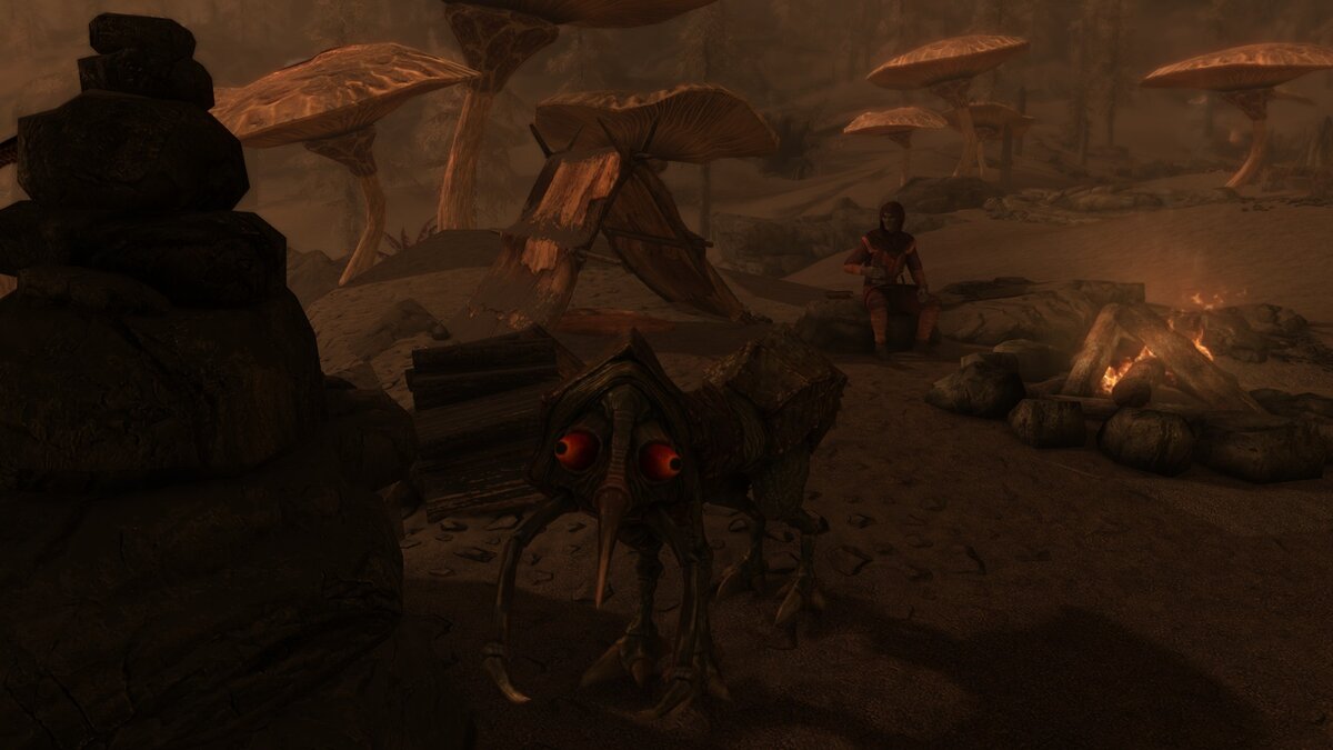 Питомец Никс-гончая в Скайриме