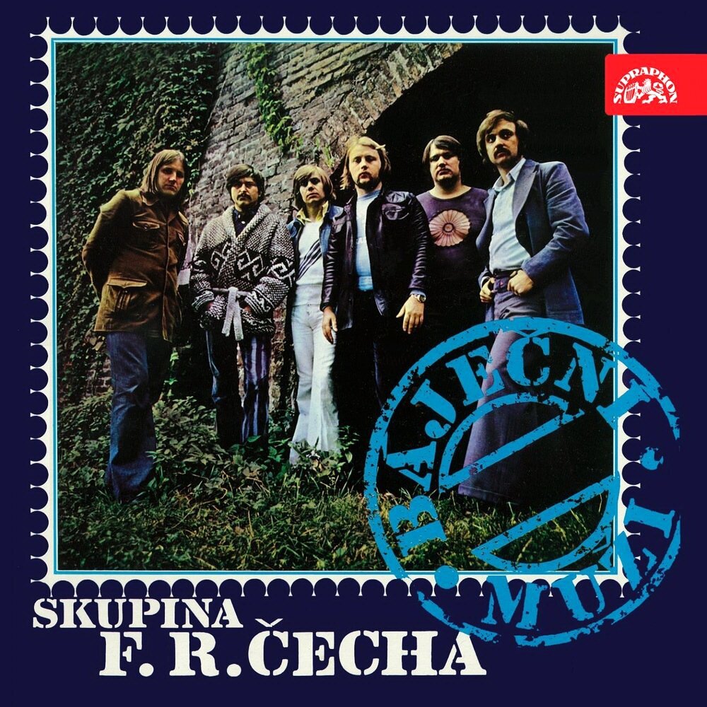 Skupina F. R. Cecha. Bajecni Muzi 1975. Обложка альбома.