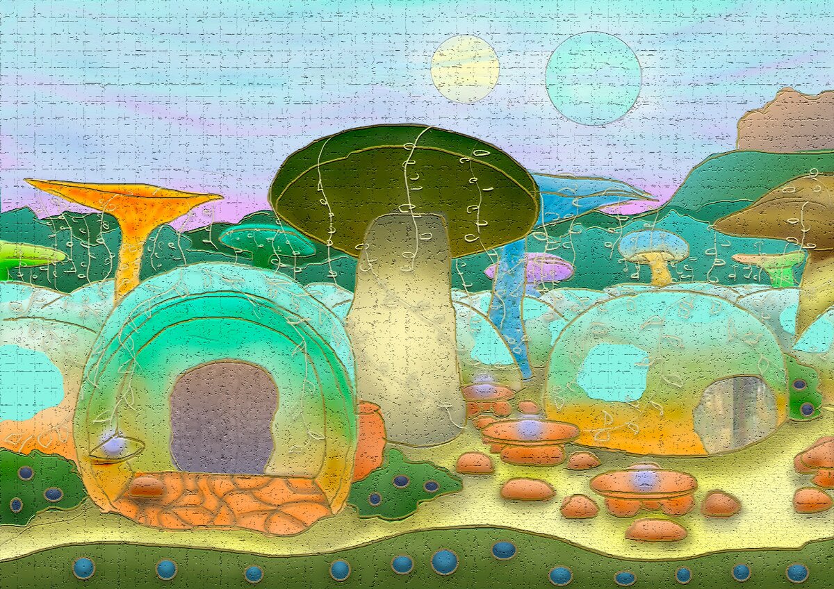 Прекрасный Омилл. Моя иллюстрация к "Играм".