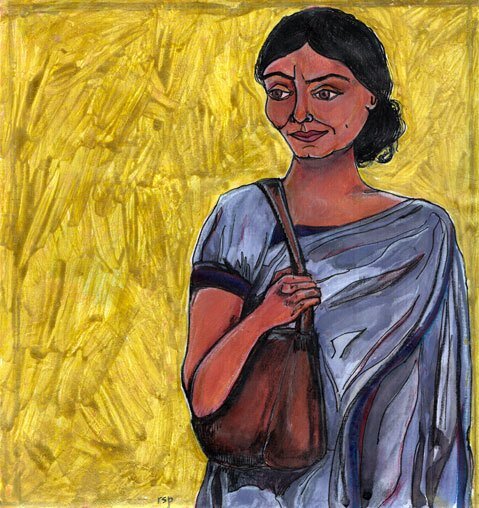 Мать Амму (иллюстрация к роману «Бог мелочей»)