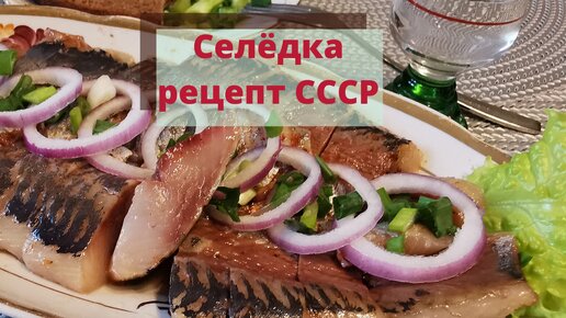 Селедка пряного посола из СССР по ГОСТу 1084 букет №6