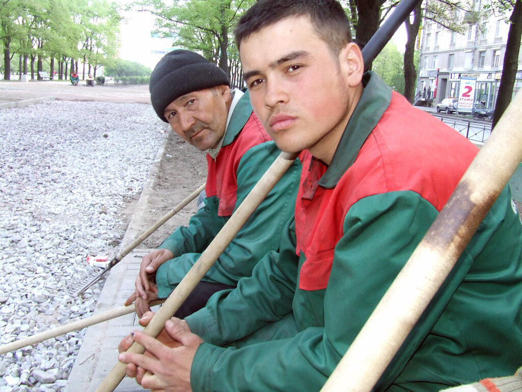 Где работают таджики