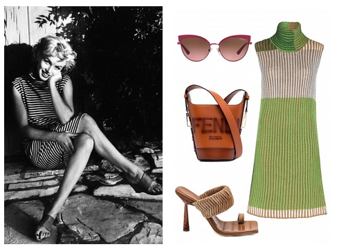 Образ от Мэрилин в стиле минимализм.