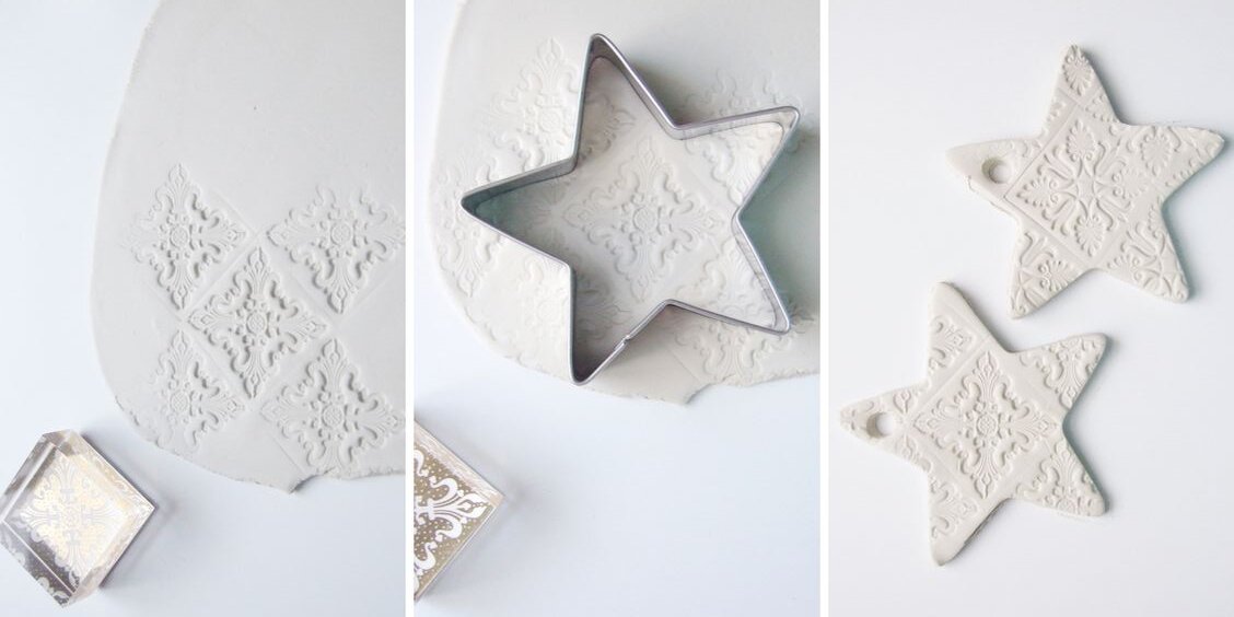 Звезды из соленого теста.