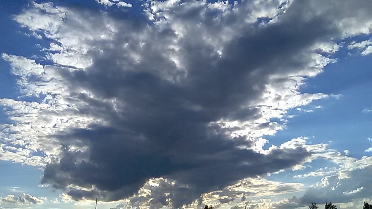 Облака словно Ангелы в небе