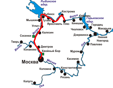 Маршрут круиза