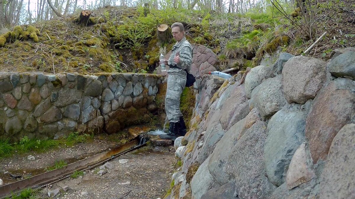 Родник на озере Гомель