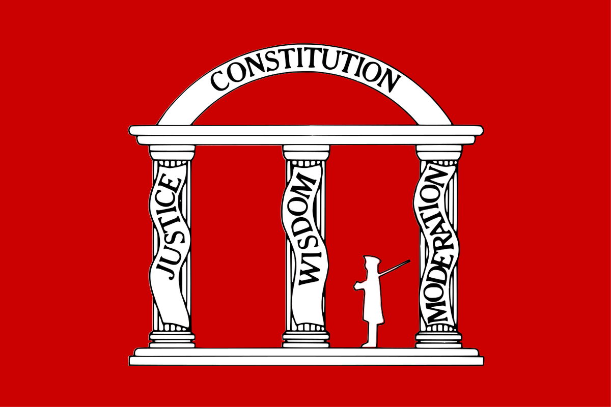 Рис. 1. Флаг Джорджии в 1861 году. Фотография взята из открытых источников.