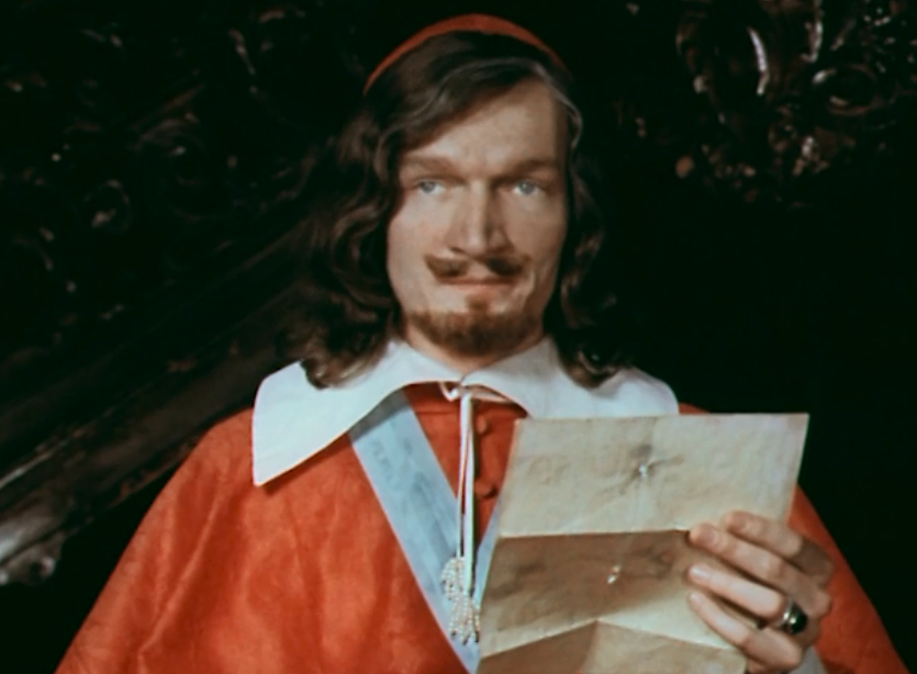 Зловещий кардинал Ришелье из фильма "Д'Артаньян и три мушкетера"