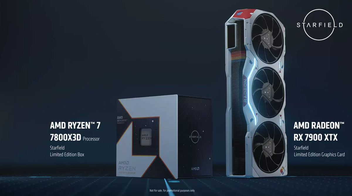 AMD представила ограниченное количество видеокарт RX 7900 XTX в стиле  Starfield | OVERCLOCKERS.RU | Дзен