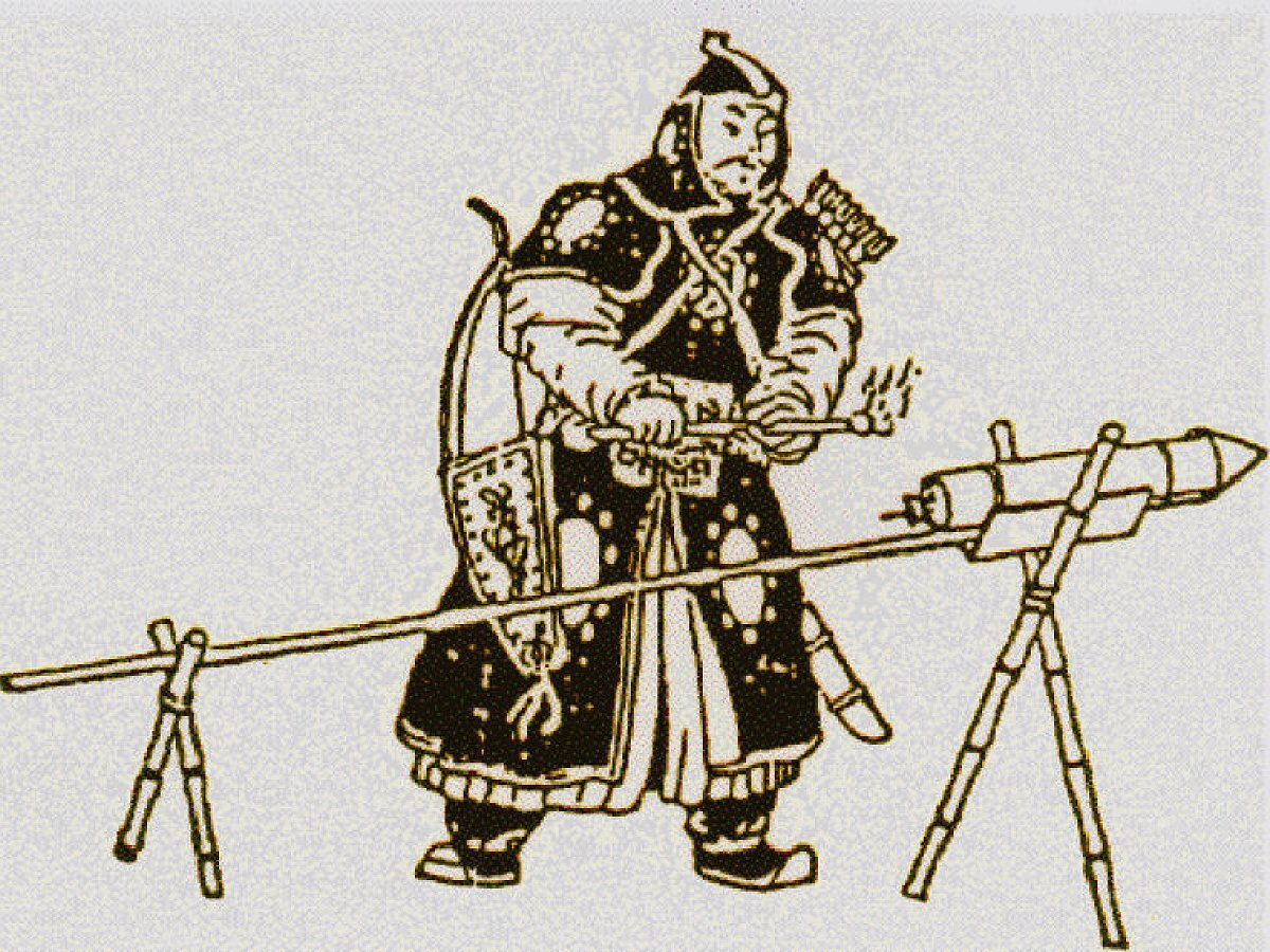 Первое применение пороха в фейрверках