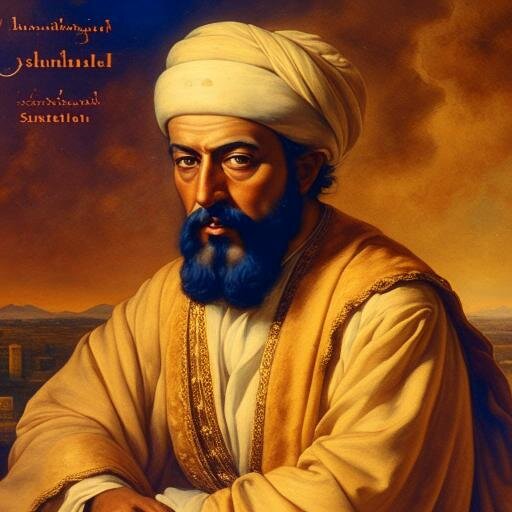 Абу Бакр ас-Сиддик Абдуллах ибн Абу Кухафа ат-Тайми аль-Кураши (27 ноября 573, Мекка — 23 августа 634, Медина, Хиджаз) — первый праведный халиф, правивший в 632—634 годах. Один из ближайших сподвижников пророка Мухаммеда и отец его жены Аиши. После его смерти был избран халифом. Один из десяти обрадованных раем. Сунниты считают его лучшим из людей после пророков и посланников, самым верным и аскетическим из сподвижников пророка Мухаммеда. Проводил политику расширения границ халифата и исламского мира. Воевал с арабами, пытавшимися вернуться к язычеству, с Византией и Государством Сасанидов - https://rudalle.ru/check_kandinsky22/e3a43ddf-183f-4ee6-8480-f9de305fe381#