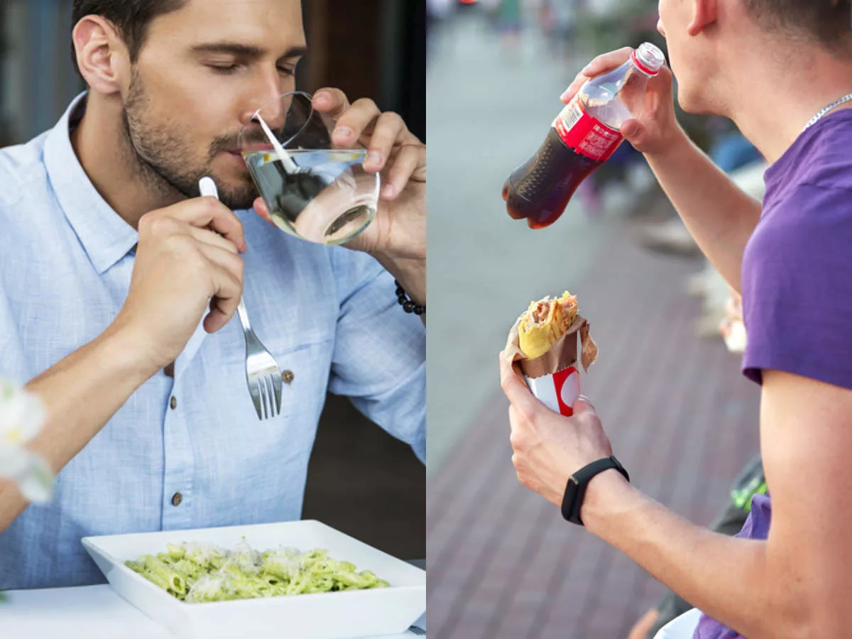 девушка пьет воду. яйцо в стакане с водой. вода во время еды. стакан воды. еда вода.