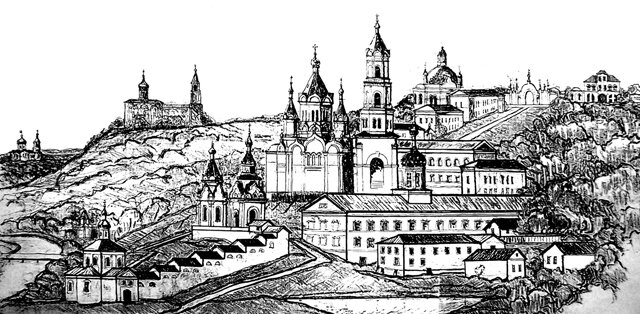    Коренная пустынь. Рисунок М. Хилюка