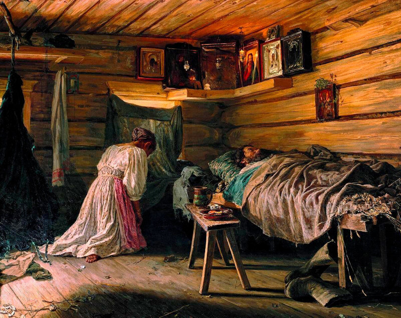 В. Максимов «Больной муж»