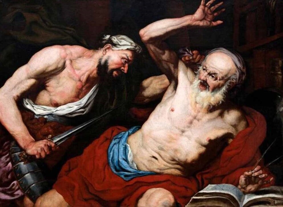 Джованни Батиста Ланджетти . «Смерть Архимеда»