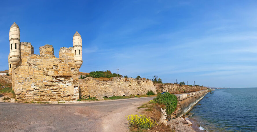 Вид на крепость с моря