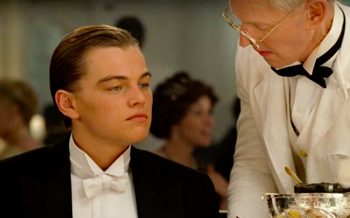 Кадр из фильма "Титаник" 1997 г.