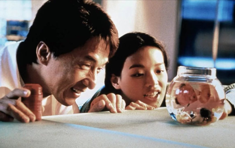 Джеки и Шу. кадр из фильма "Великолепный" 1999 год. Фото из общего доступа в сети.