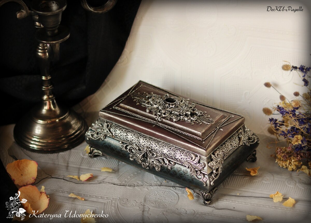 Шкатулка "Далила". Мастер - Катерина Удовиченко (DeKU-Pagelle).