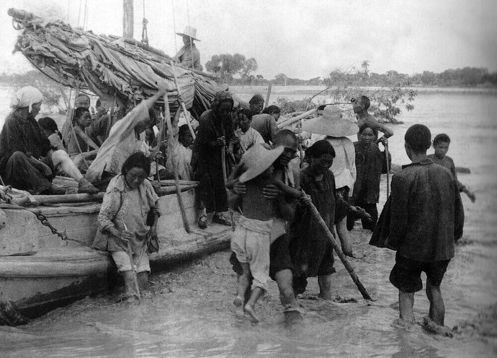 Наводнение Китай 1931г. Фотография из открытых источников