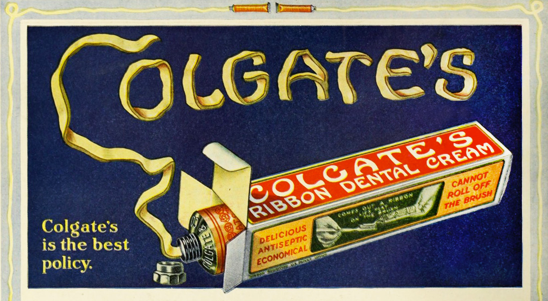 Первый тюбик. Первая зубная паста колгейт в баночке. Первая зубная паста колгейт. Первый тюбик зубной пасты. Зубной порошок в 1850 году.