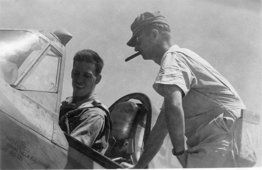 Пилот ВВС США во время Второй мировой войны