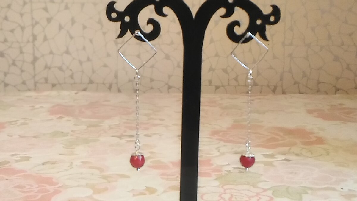 Серьги с Кораллом