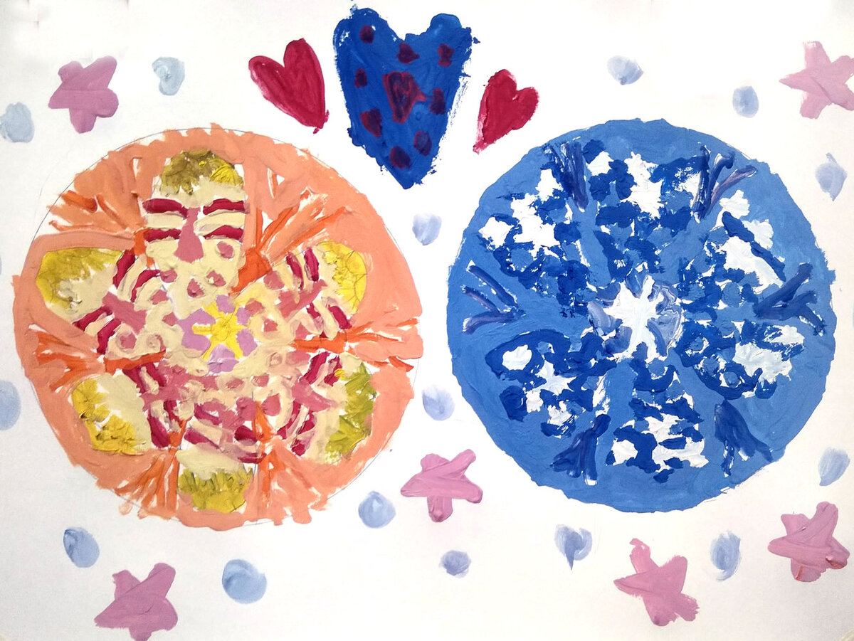 Замечательная узорная роспись