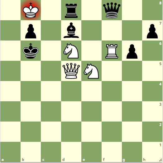 ход белых. Разминочная задача