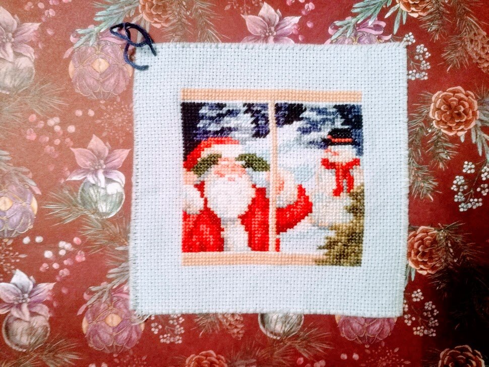 до бэкстича вышивка по набору Dimensions номер 73406