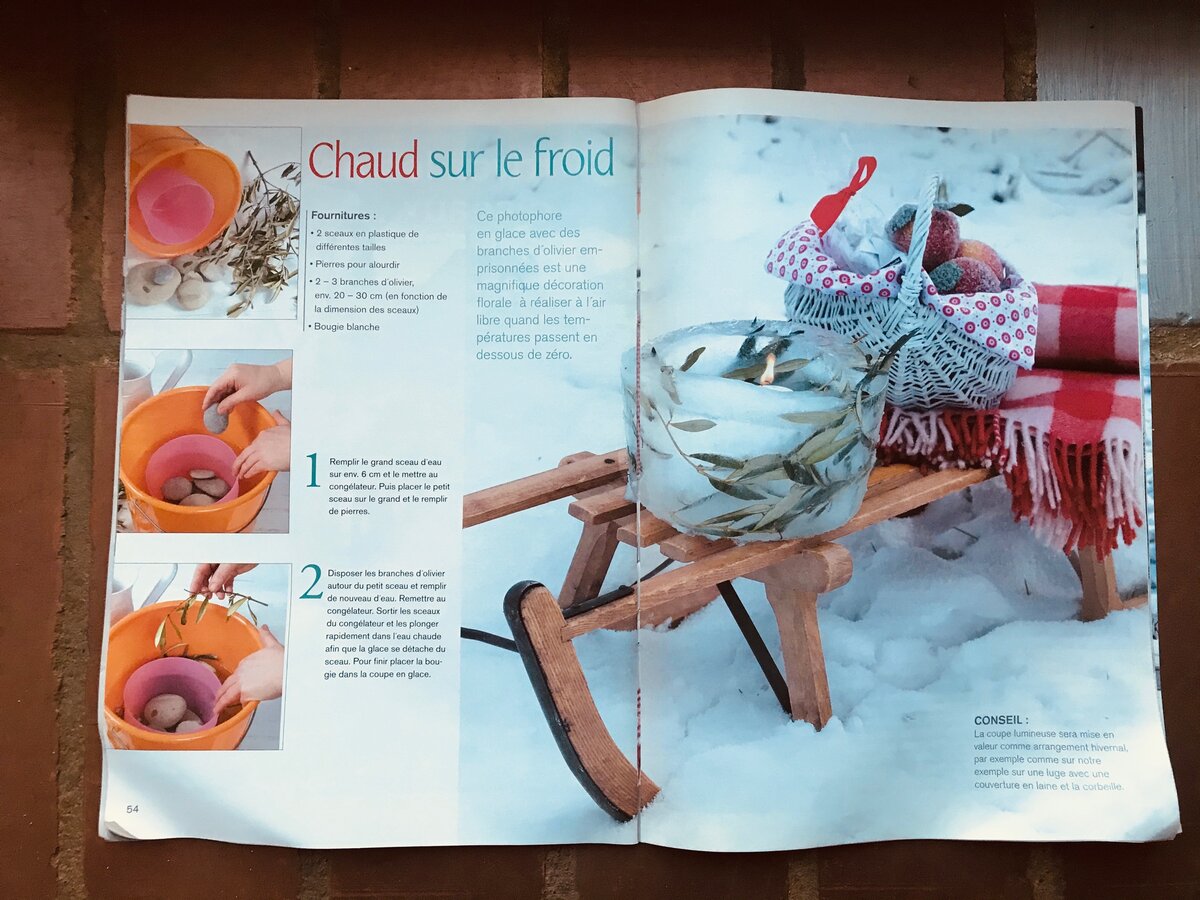 Фото автора. Простите, журнал немного помялся и вообще пострадал в процессе использования - там много интересных идей 