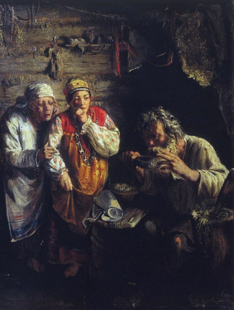 Мясоедов Г. Г. «Знахарь» 1860 г.