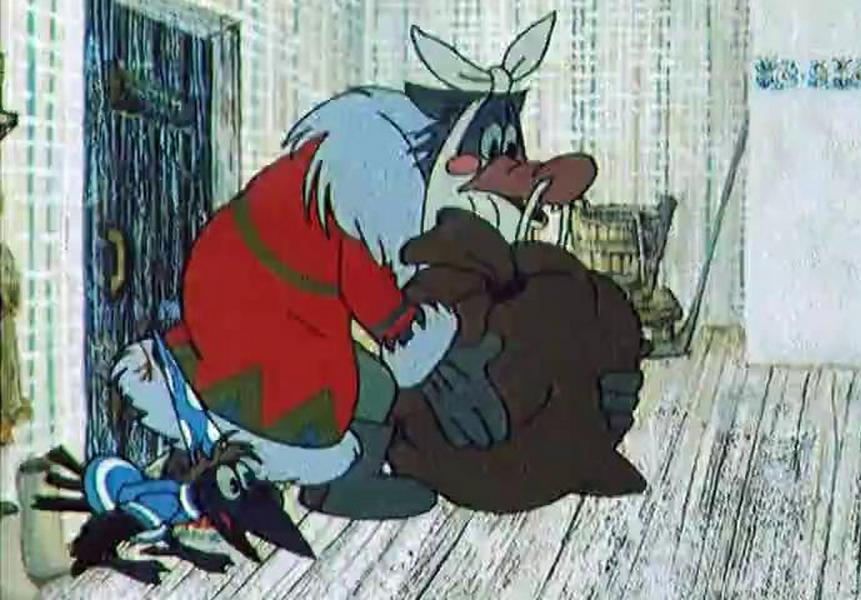 Кадр из мультфильма «Дед Мороз и серый волк» (1978)