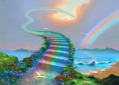 Она такая и не такая. Н сажу, это сюрприз. Картинку нашла в свободном доступе, а потом покупала мозаику.