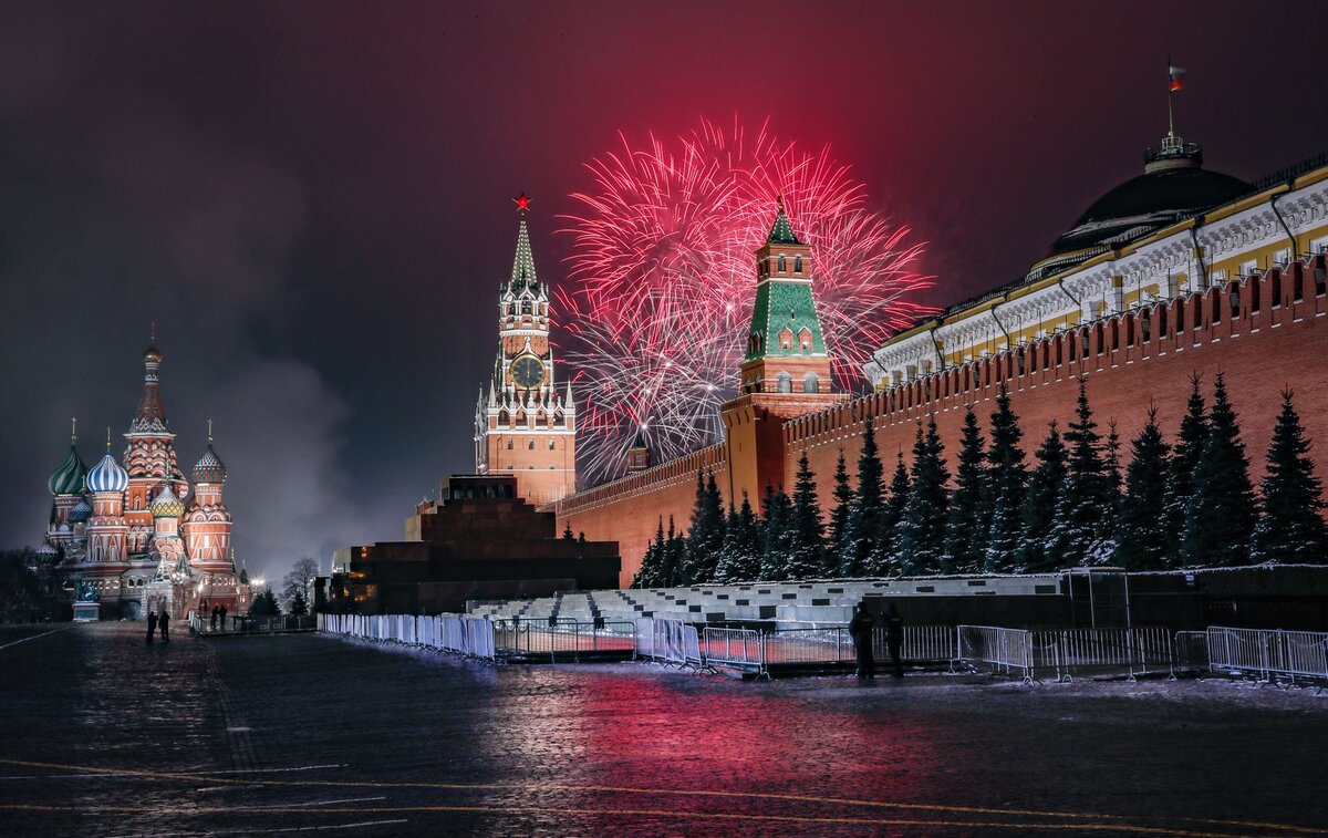 Москва новый год на красной площади