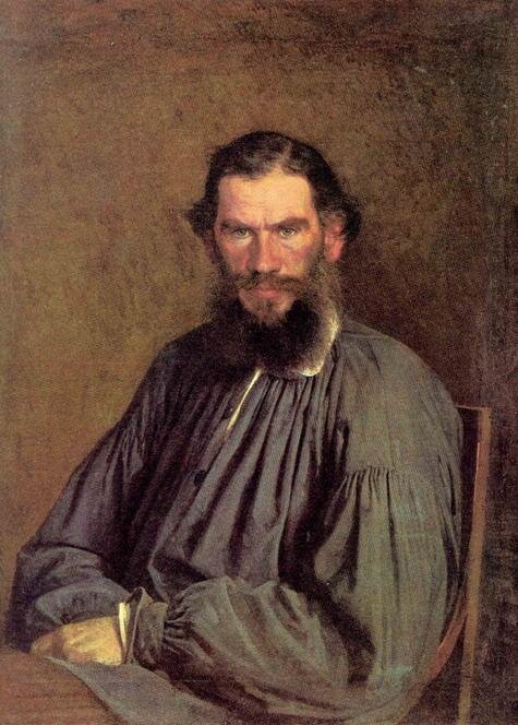 ИВАН КРАМСКОЙ. ПОРТРЕТ Л.Н. ТОЛСТОГО. 1873. ГТГ