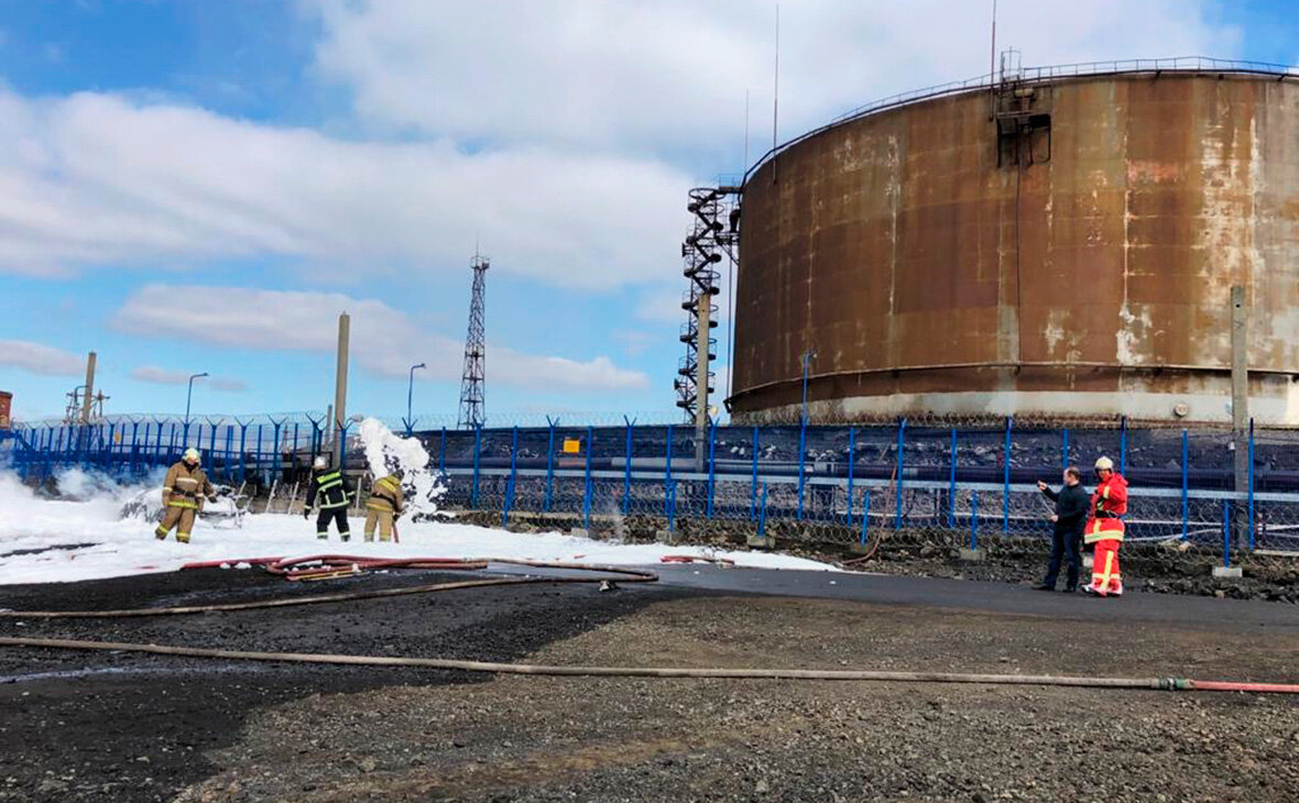 Авария разлив нефтепродуктов в Норильске
