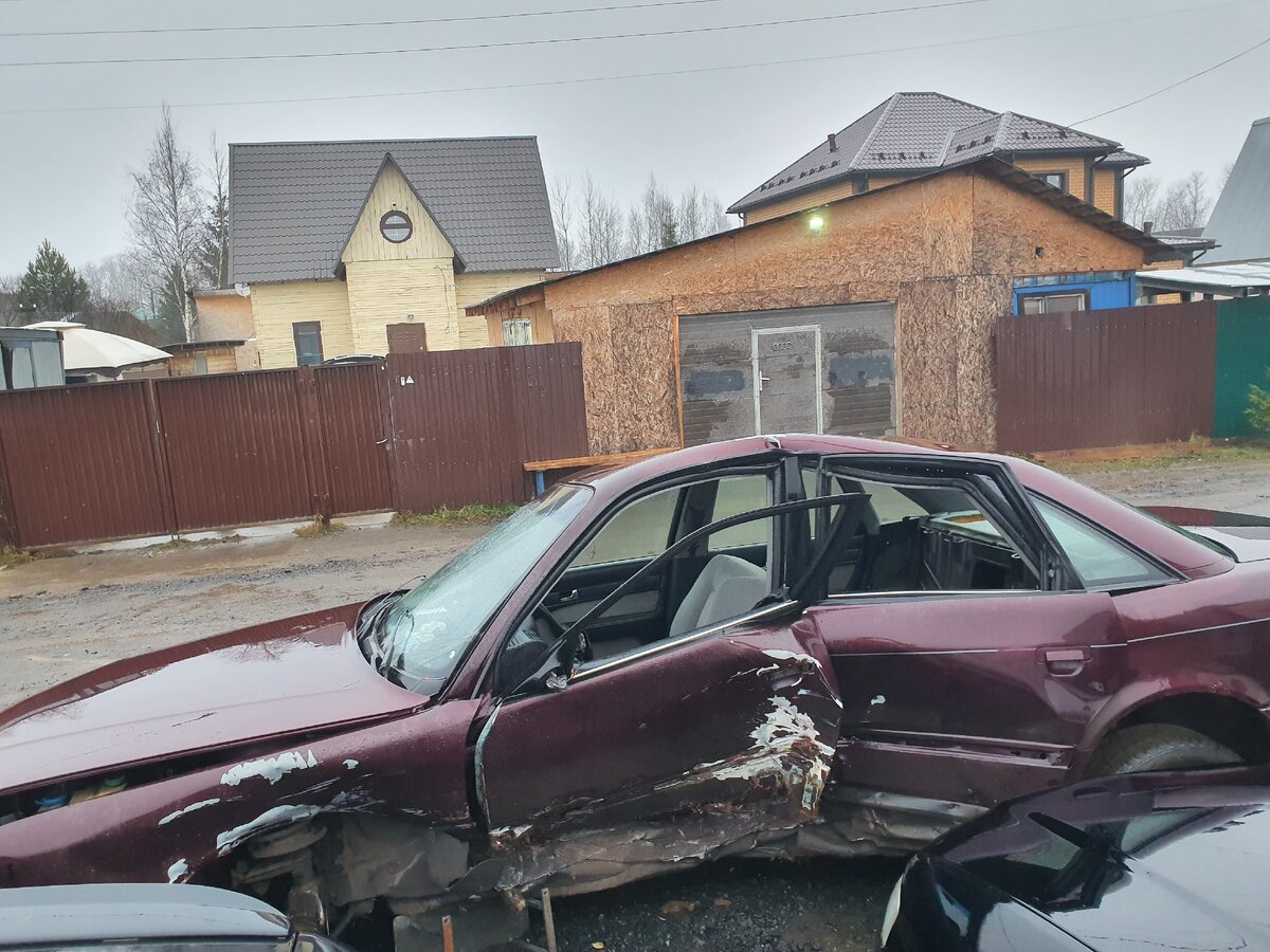 Из таких разбитых старых Ауди люди выходят живыми! Расскажу и покажу на  реальном примере. | Гаражные Дела | Дзен