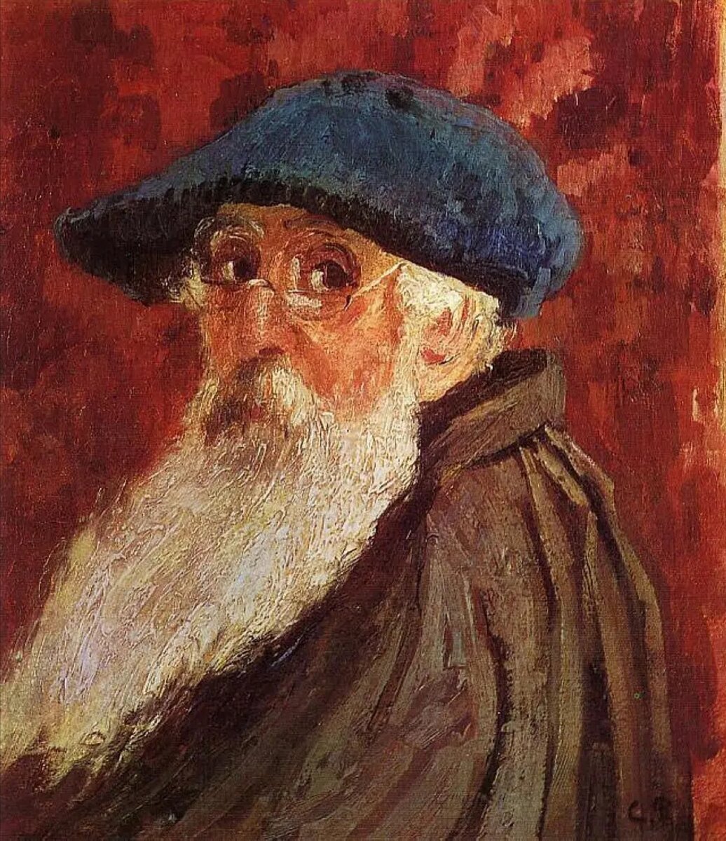 Камиль Писсарро "Автопортрет", начало ХХ века. Собрание Фогель, Нью-Йорк