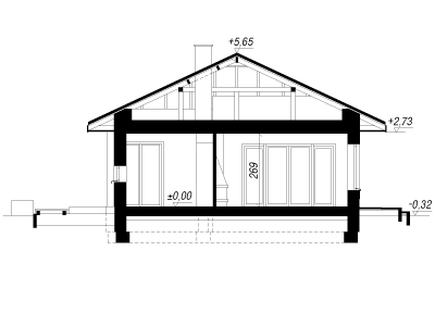 Проект дома DT1006