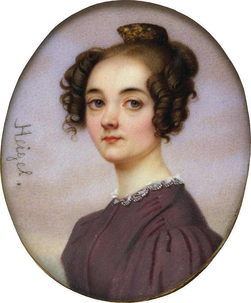Lola Montez portrait by Joseph Heigel before 1840 