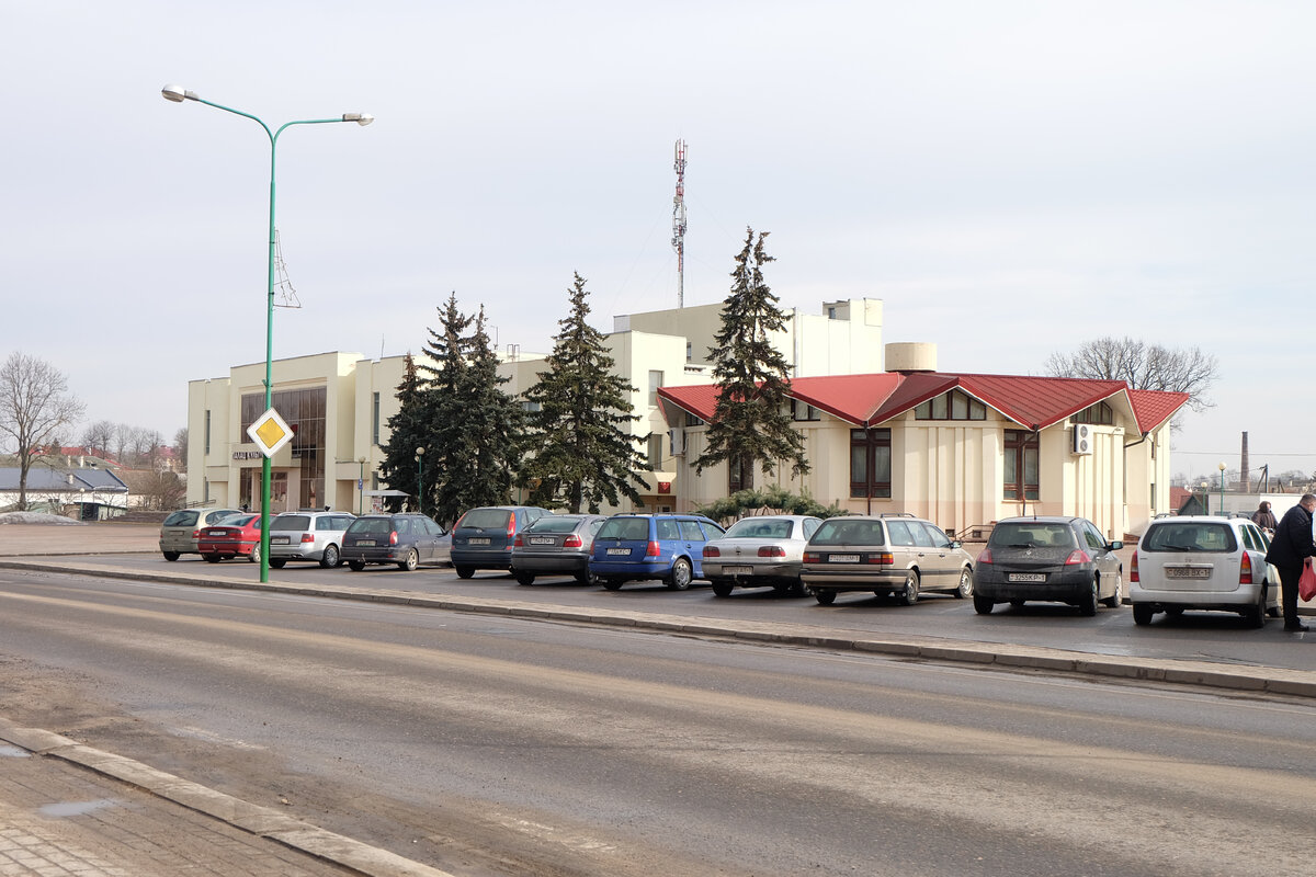 Пружаны, ул. Советская. Середина марта. 